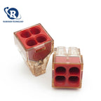 100PCS WAGO Terminal 773-604 plug-in 1.5-4 square fast wire parallel distribution connector