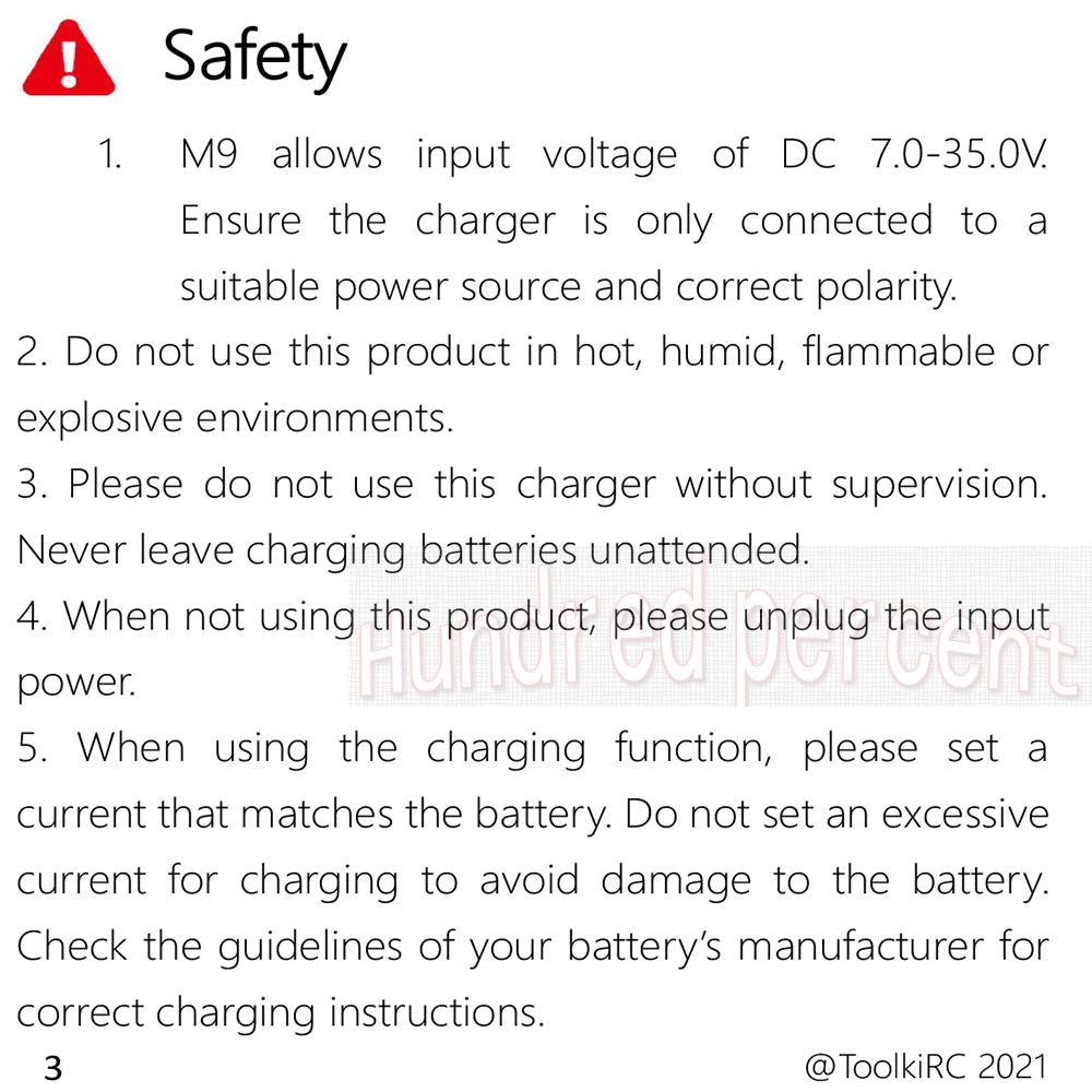 ToolkitRC M9 600W 20A USB Fast Charing DC Smart Charger Adjustable Screen Angle with Audio Function For 1-8S Lipo LiFe Battery