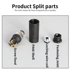 M8 3pin 4pin 5pin sensor connector waterproof male&female plug screw threaded coupling 3 4 5Pin