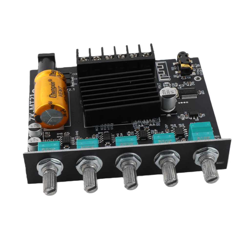 ZK‑MT21 Bluetooth Amplifier Board 2.1 Channel Digital Audio Power Amplifier Module Digital Power Amplifier Board