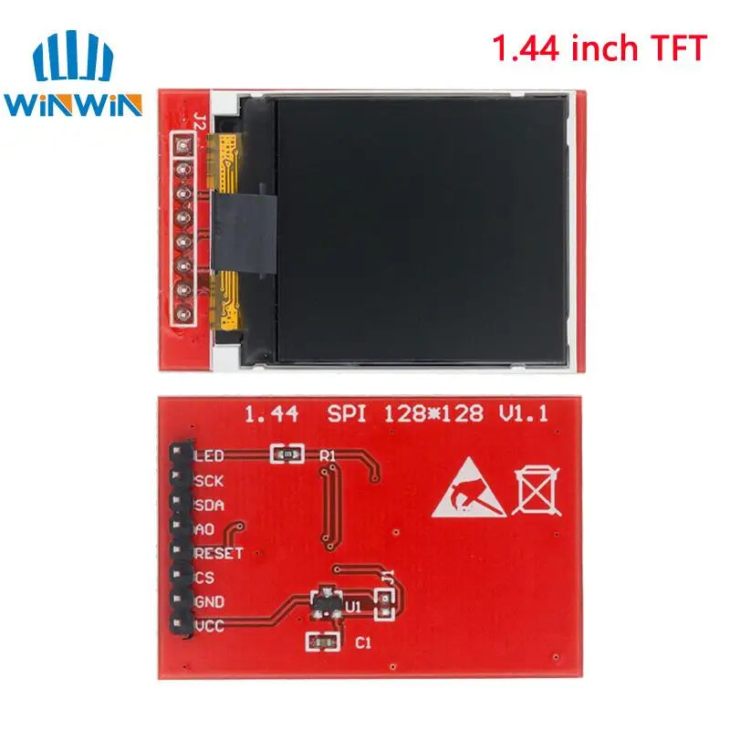 TFT Display 0.96/1.3/1.44/1.77/1.8/2.4/2.8 inch IPS 7P SPI HD 65K TFT Full Color LCD Module ST7735 Drive IC 80*160  For Arduino