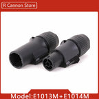 10pcs 3Pins In/Output Waterproof Locking Powercon Male Plug Female Chassis Wire Cable Connectors PA66 Material IP65 Grade