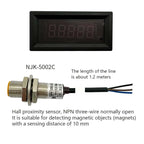 Digital Frequency Counter Tachometer Module, High Precision RPM Speed Meter, Encoder Sensor Input, RS485 Modbus