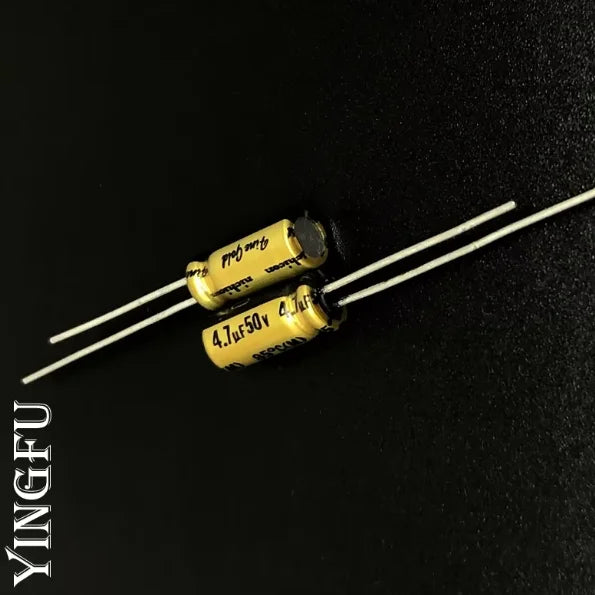 10Pcs/100Pcs 4.7uF 50V NICHICON FG(Fine Gold) 5x11mm 50V4.7uF Top Grade Audio Capacitor
