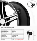 E-ACE K07 TPMS Solar Sensor Intelligence Wireless Tire Pressure Monitoring System Temperature Warning With 4 Sensors