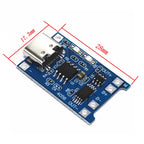 1PCS 5V 1A Micro USB 18650 type-c Lithium Battery Charging Board Charger Module+Protection Dual Functions TP4056 18650