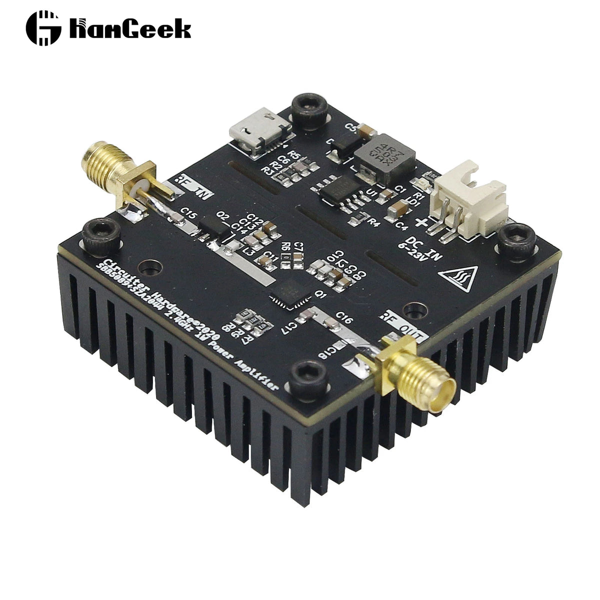 RF Power Amp 700MHz-2.4GHz 1W 30DBm Outperform RF2126 SBB5089+SZA2044 Microwave Power Amplifier