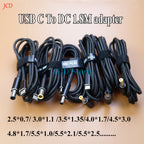 1PCS 100W 5A PD to DC 5.5*2.1 5.5*2.5 7.4*5.0 4.5*3.0 Decoy Trigger Adapter Cable TYPE-C PD Decoy Line Charging Notebook Charger
