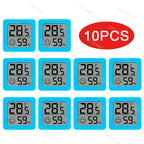 6-10PCS Mini LCD Digital Thermometer Hygrometer Indoor Room Temperature Humidity Meter Sensor Gauge Weather Station