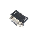 5/10PCS DR15 Female/Male Right Angle Welded D-Sub 15 Pin Connector RS232 Connector 90 Degree Bent Needle DB15