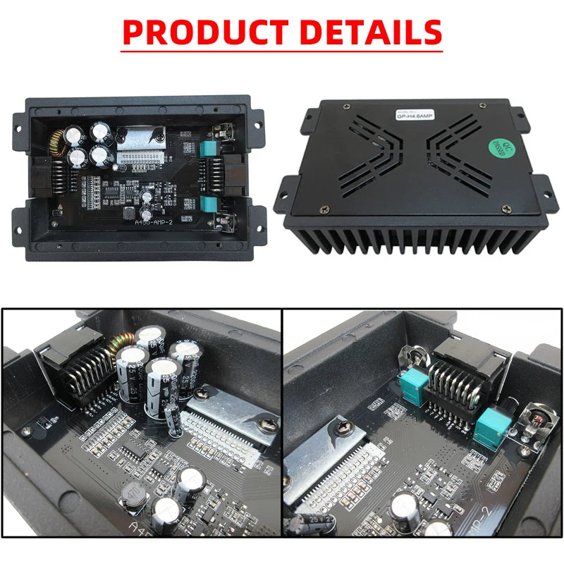 4 Way DSP Power Amplifier Car Audio Android Large Screen Dedicated Amplified Car Woofer Car Intelligent Sound Quality Processor