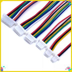 10Pcs JST SH Series 1.0mm Pitch Female Socket Terminal Plug Wire Connectors Set 2-12 Pin Options for Electronic Cables 28AWG