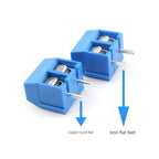 100PCS KF301-2P 3p Splicing, screw type PCB spacing 5.0 connector terminals, terminal KF301 Red, blue, green, black