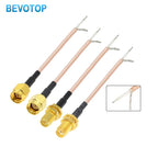 10PCS Single End SMA Female to PCB Soldering Pigtail RG316 Cable WIFI Wireless Router GPS GPRS Low Loss Jackplug Wire Connector