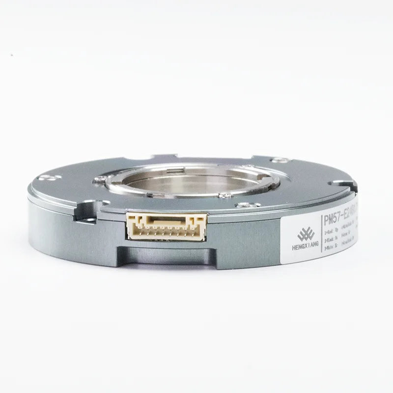 Hengxiang PM57   Encoder 24Bit 32Bit BISS C SSI 10mm Ultra Thin Bearingless Through Shaft Encoder