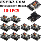 10-1PCS ESP32-CAM ESP32-CAM-MB MICRO USB ESP32 Serial to WiFi ESP32 CAM Development Board CH340 5V Bluetooth+OV3660 Camera