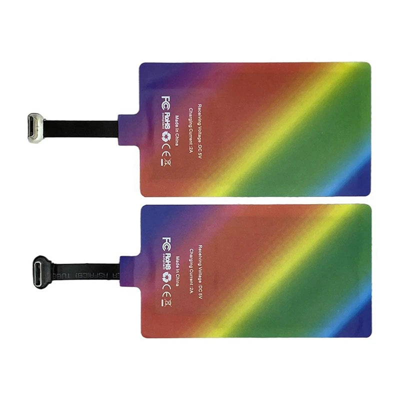 10W 5V 2A Wireless Charging Receiver Module Universal Port For Android Qtandard Easy Install Easy To Use (Type-C)