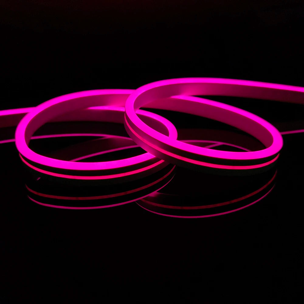 5V 12V Led Neon Light Strip 5mm-6mm Narrow SMD 2835 120LEDs/M IP67 Waterproof Soft Light Bar Shape Decoration