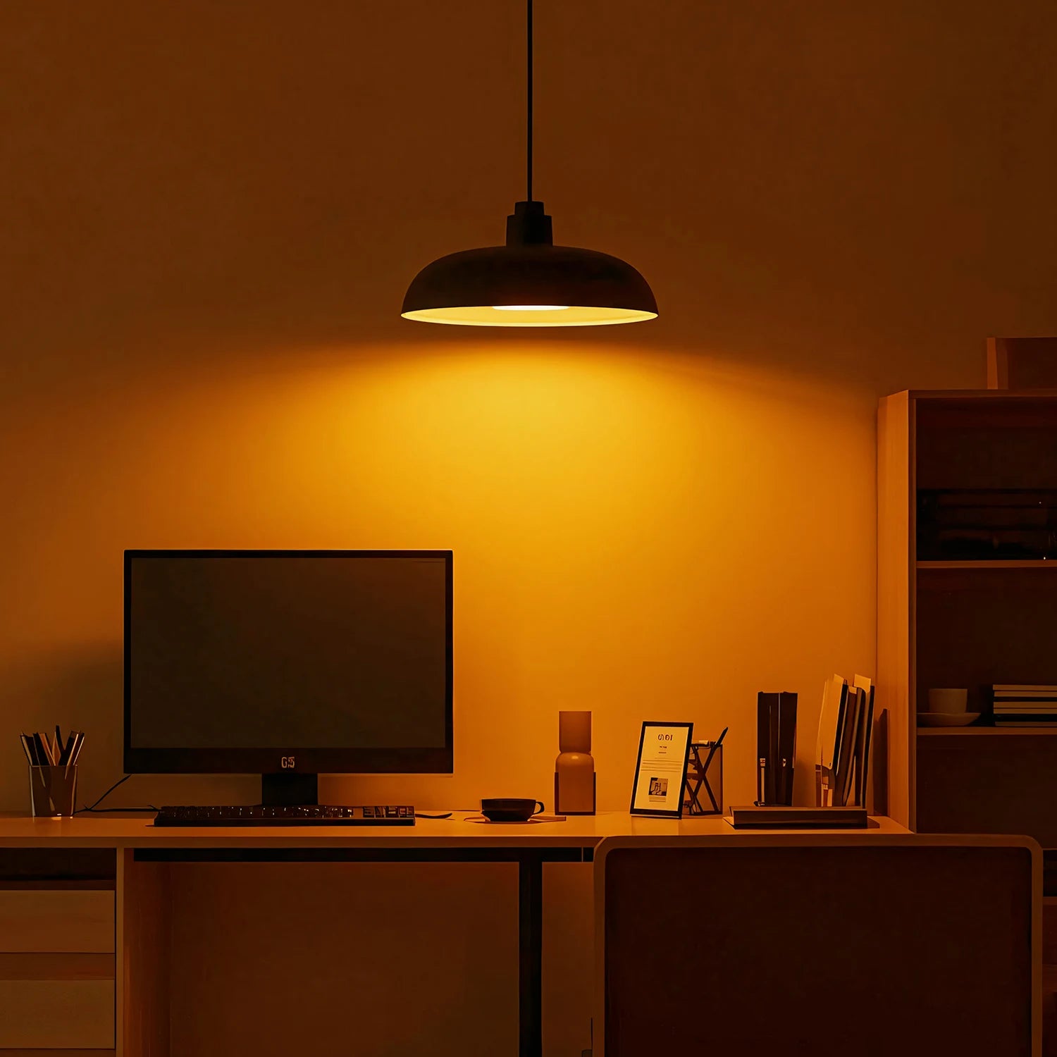 Vintage LED Filament Bulb , Edison Style Non-Dimmable, 2700K Amber Warm White A19 Bulb, Amber Glass, for Pendant Lights, Ceiling Lights, Restaurants, Cafe Home Decoration Lighting，4/6/12/24pack
