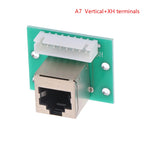 1Pc RJ45 Adapter Board To XH2.54 Modular Ethernet Connector Adapter Network Interface + Breakout Board + Pin Header
