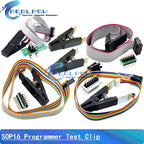 CH341A / CH341B 24 25 Series EEPROM Flash BIOS USB Programmer Module SOP8 SOP16 SOIC8 SOIC16 Test Clip Programmer Testing Clamp