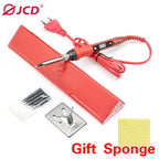 JCD 908S Electric Soldering Iron Kit Set 220V 110V 80W LCD Display Adjustable Temperature Home Handmade DIY Welding Repair Tools