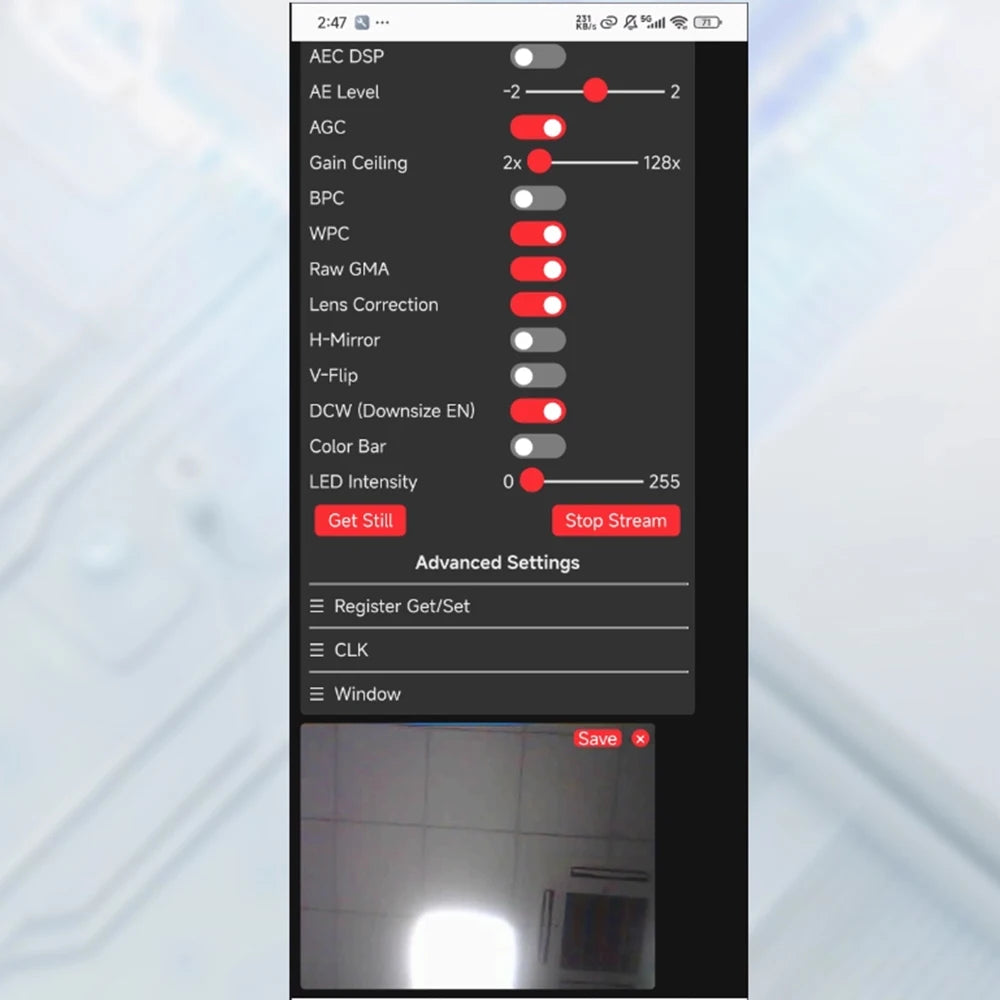 ESP32 S3 CAM WiFi BT Development Board With Visual Recognition Module Paired With OV2640 Camera Type C
