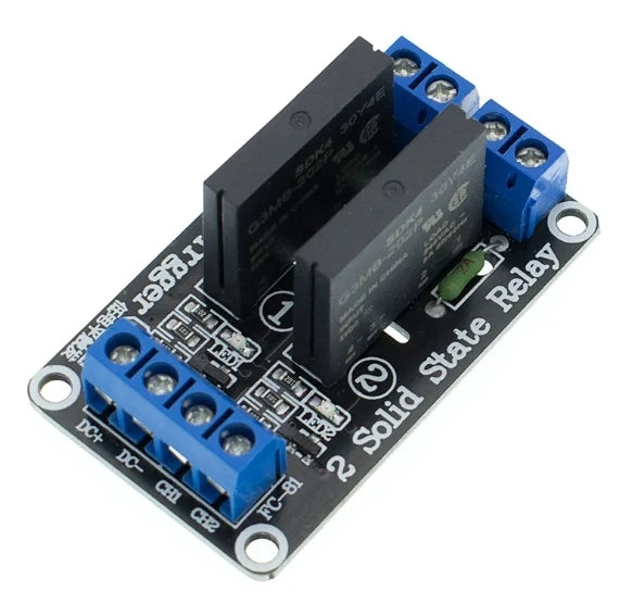 Low Level 5V 1 2 4 8 Channel Solid State Relay Module SSR G3MB-202P 240V 2A Output With Resistive Fuse For Arduino
