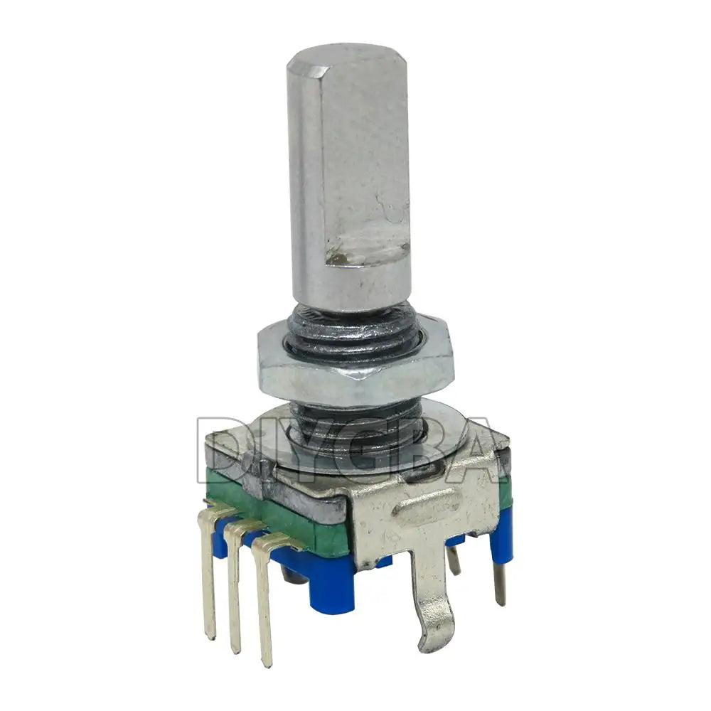 10PCS Half / Plum Axis Rotary Encoder, Handle Length 5Sets 15mm 20mm Code Switch/ EC11/ Digital Potentiometer With 13/15*17 Cap