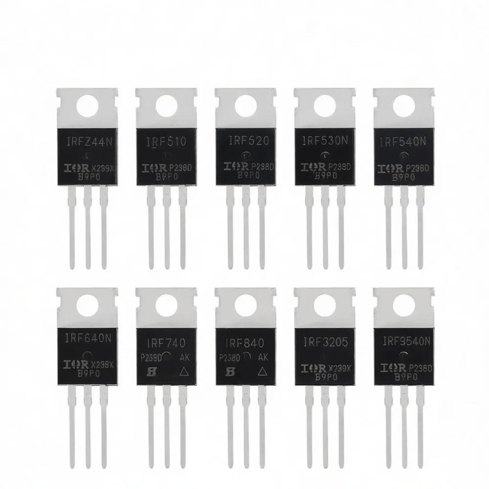 Electronic Components Transistor Assortment Kit To220 Mosfet Irfz44n Irf510n Irf540n Irf3 Professional Power Supply Module Parts