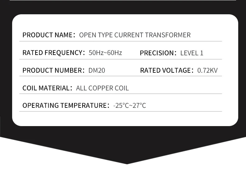 3pcs/lots Mini Din Rail Current Transformer 30A 50A 75A100A 150A 200A 250A 300A CT DM-20/AF-20