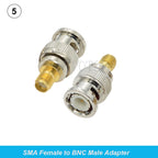 2PCS/Lot SMA Male/Female to BNC M/F Radio Antenna Adapter 50 Ohm RF Coax Converter M/F Radio Antenna Connectors Kit Coaxial