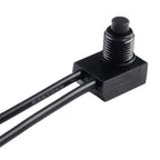 12V Waterproof Latching Push Button On-Off Switch With Leads Wire Black Red Plant Lamp Agricultural Irrigation Cultivation Switc