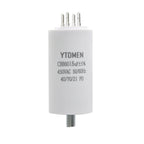 CBB60 Motor Capacitors with Screw Double Insert 450V AC Starting Capacitor 4uF~60uF capacitance for Air Compressor Water Pump