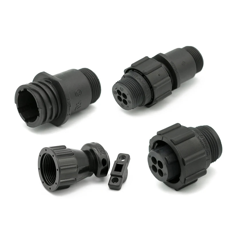 1/5/20/50 Sets TE/AMP Type 4P/9P/14Pin SMEMA Connector Aviation Plug Sheath with Tail Clamp Terminal for SMT Equipment 206043-1