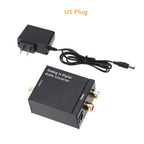 Analog to Digital Converter ADC Audio Analog to Digital (Optical/Coaxial) Converter Optical Coaxial RCA Toslink SPDIF Adapter