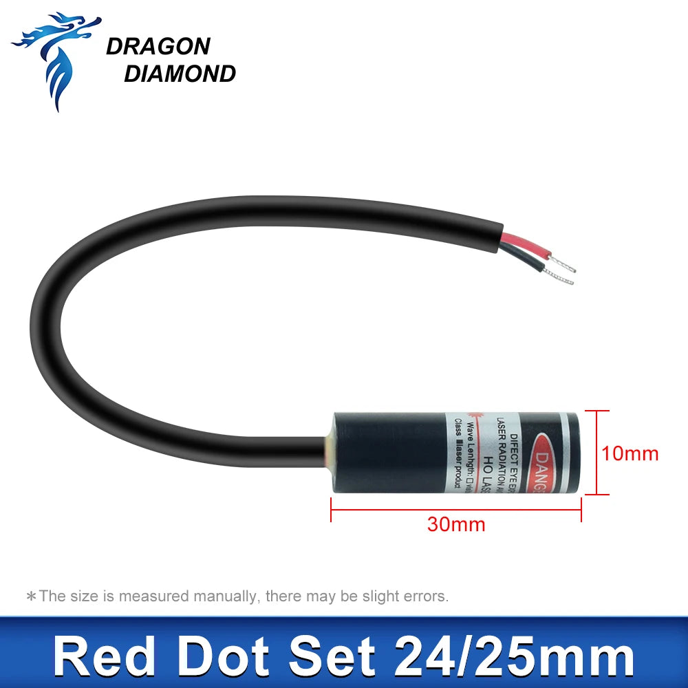 CO2 Diode Module Red Dot Set Positioning DC 5V Laser Engraver CO2 Laser Lens For DIY Co2 Laser Engraving Cutting Head