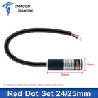 CO2 Diode Module Red Dot Set Positioning DC 5V Laser Engraver CO2 Laser Lens For DIY Co2 Laser Engraving Cutting Head