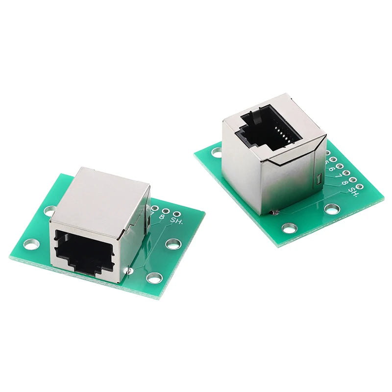 10Pcs/1Pcs RJ45 Adapter Board To XH2.54 Modular Ethernet Connector Adapter Network Interface + Breakout Board + Pin Header