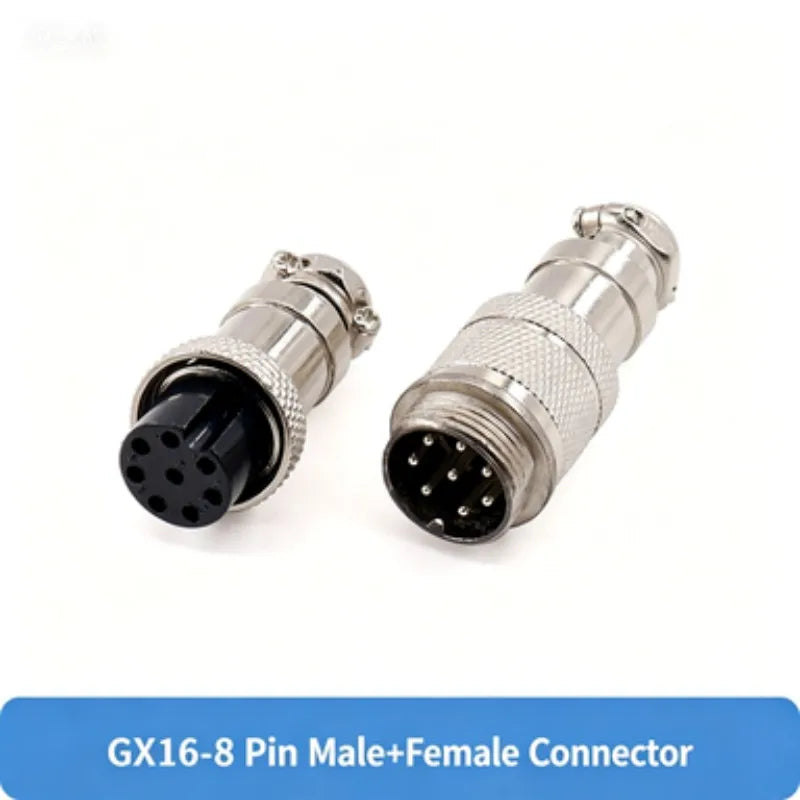 5Set/lot GX16 2/3/4/5/6/7/8/9/10 Pin Male + Female 16mm L88-93 Circular Aviation Socket Plug Wire Panel Connector