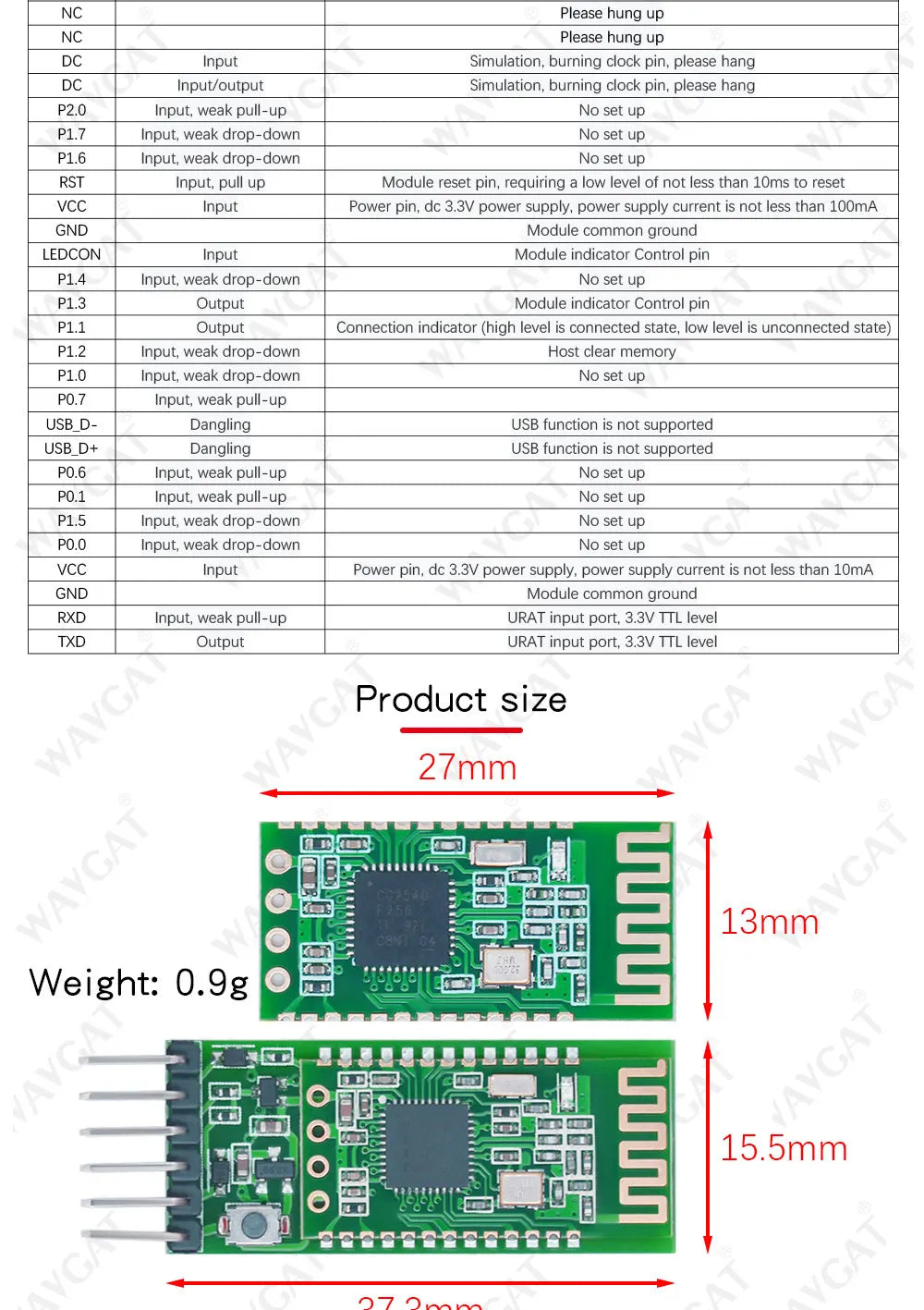 HC-05 HC-06 RF Wireless Bluetooth Transceiver Slave Module HC-08 Serial Port Module Wireless 4.0 HC-42 BLE 5.0 Bluetooth module