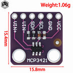 MCP3421 I2C SOT23-6 delta-sigma ADC Evaluation Module Board For PICkit Serial Analyzer Module GY-MCP3421
