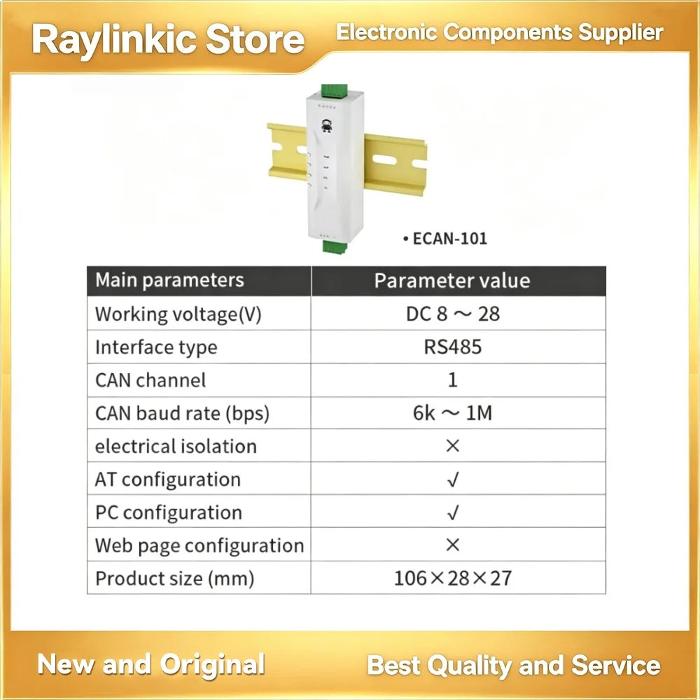 ECAN-S01 ECAN-E02 CAN Protocol Converter CAN to TTL/RS485/RS232/RS422/Ethernet/WiFi AT Command EBYTE ECAN Series Modbus TCP UDP