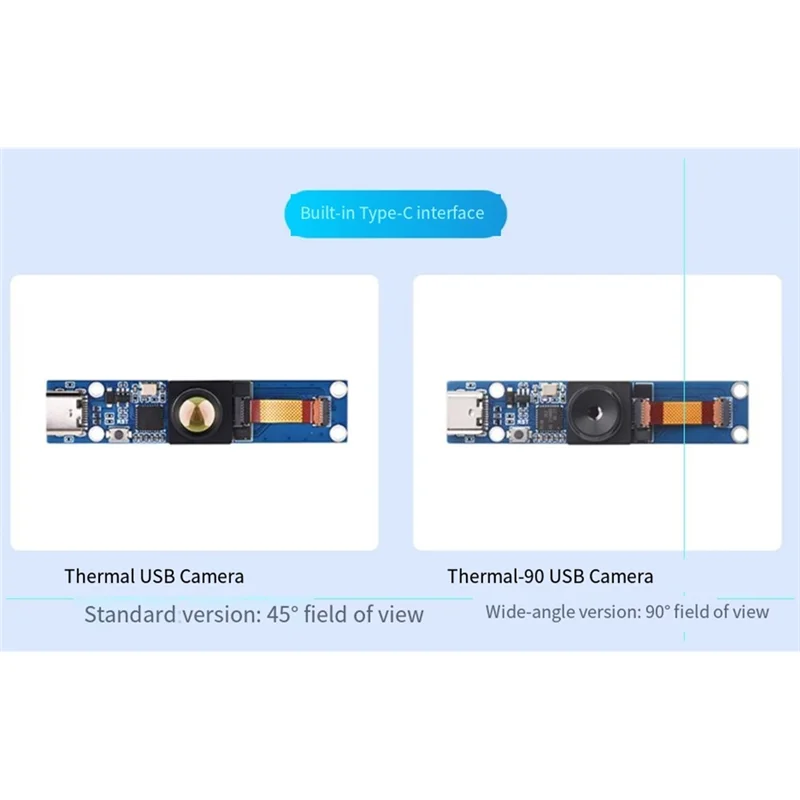【T07A】Long-Wave IR Thermal Imaging Camera Module For Raspberry Pi IR Camera Long-Wave Camera Module Thermal Camera HAT