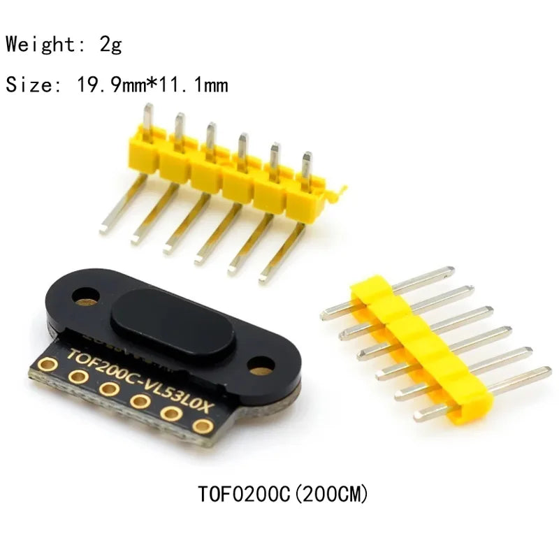 TOF050C TOF200C TOF400C laser ranging sensor module TOF time-of-flight distance IIC output for arduino VL6180 VL53L0X VL53L1X