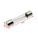 10PCS 5*20/6*30MM Fast Blow Glass Tube Fuse F0.1A 0.2A 0.5A 1A 1.5A 2A 2.5A 3.15A 4A 5A 6.3A 7A 8A 10A 12A 15A 20A 25A 30A 250V