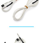 1M/2M HT-NTC100K Thermistor Temperature Sensor For High Temperature Filament 350 Degrees Hotend Kit B3950 For 3D Printer Parts