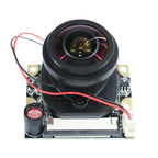 Raspberry Pi 4 Camera 5MP 1080P Night Vision Fisheye IR-CUT Camera Infrared Light OV5647 Webcam for Raspberry Pi 4B 3B+ 3B Zero