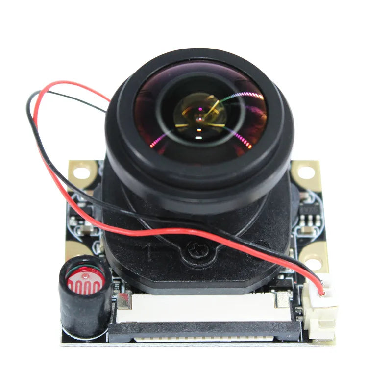 Raspberry Pi 4 Camera 5MP 1080P Night Vision Fisheye IR-CUT Camera Infrared Light OV5647 Webcam for Raspberry Pi 4B 3B+ 3B Zero