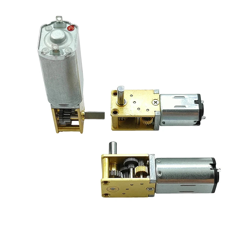 DC Gear Motor for DIY Robot Toy Slow Speed High Torque All Metal Gearbox Worm Drive 3V 6V 12V 050 N30 N20